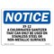 Signmission OSHA Notice Sign, 5" Height, 7" Width, Xy-12 A Chlorinated Sanitizer That Can Only Sign, Landscape OS-NS-D-57-L-19087 - alternate 1